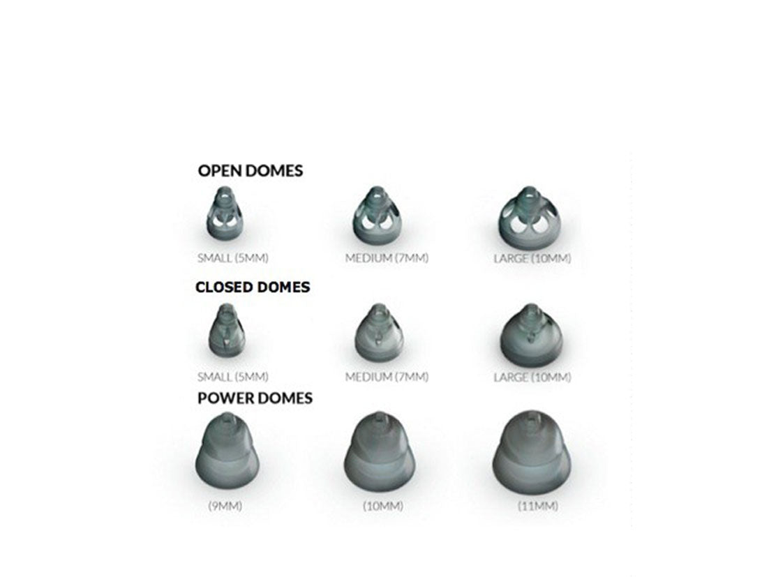 Smokey Hearing Aid Domes (Pack of 10)